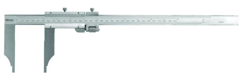 Mitutoyo Hosszúpofás nóniuszos tolómérő finomállítóval, 0-300 mm (0-12"), 0.02 mm (0.001") (534-105) termék fő termékképe