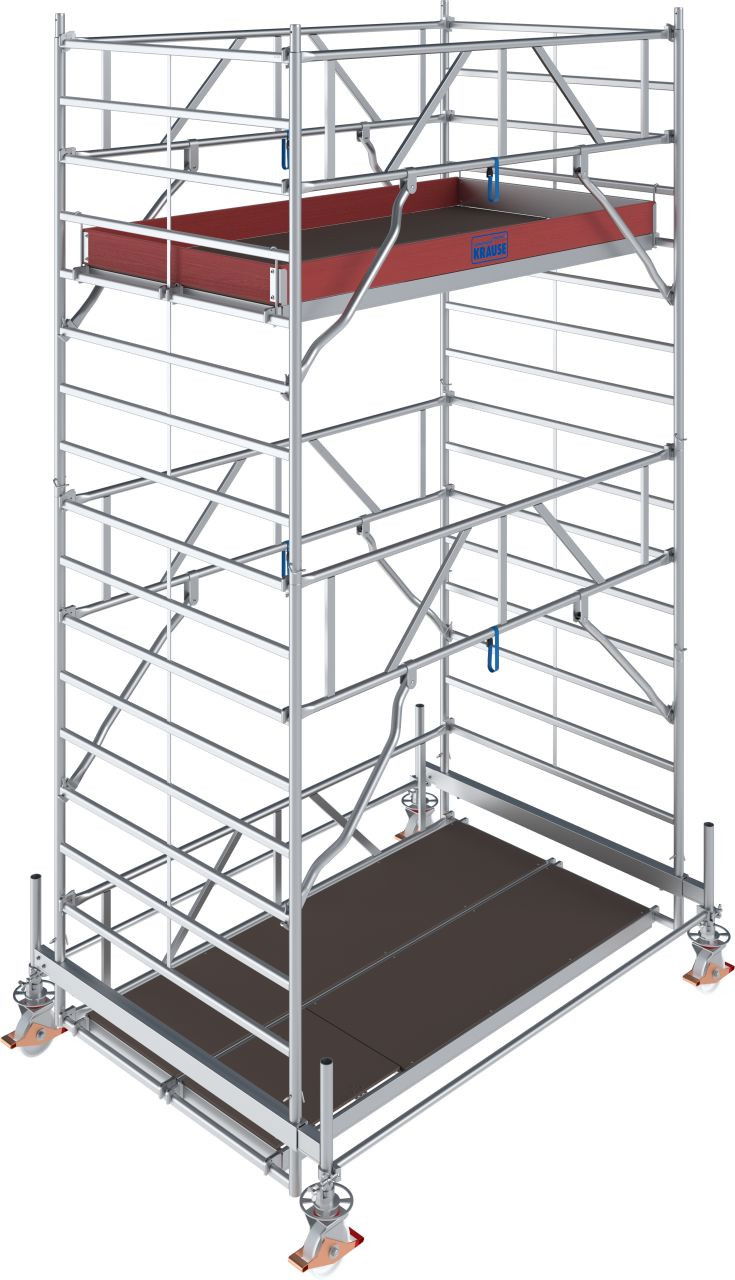 Krause STABILO Professional gurulóállvány, 500 -as sorozat, mezőméret: 2.5 m x 1.5 m, munkamagasság: 5.5 m termék fő termékképe