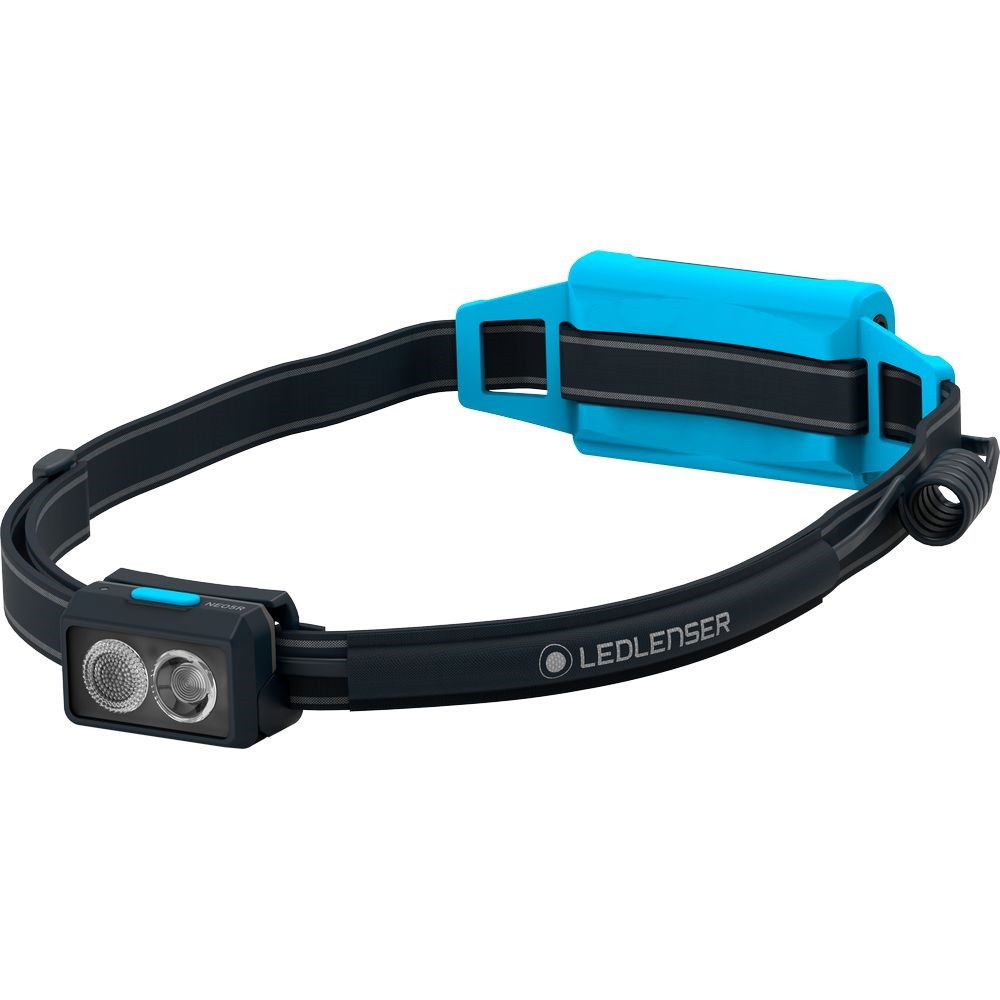 Ledlenser NEO5R tölthető Led futó fejlámpa, fekete-kék, Li-ion, 600 lm termék fő termékképe