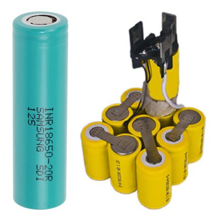 3.6 V -os Li-ion akkumulátor felújítás, 1.3-2.0 Ah -ig (felújítás utáni kapacitás: 2.5 Ah) termék fő termékképe