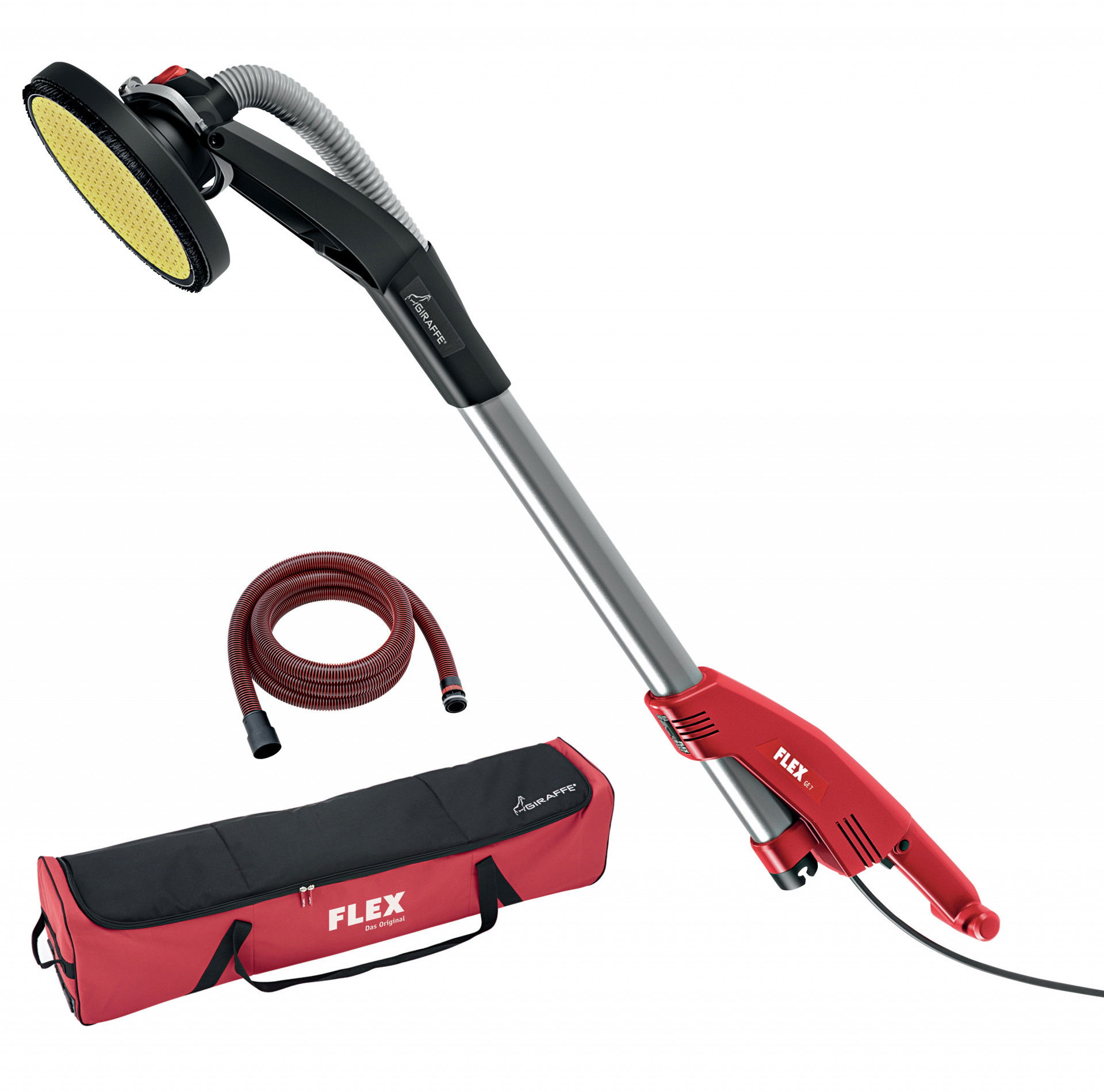 Flex GE 7 + MH-X + SH Giraffe® fal- és mennyezet csiszoló excenteres csiszolófejjel, elszívócsővel (hordtáskában) termék fő termékképe