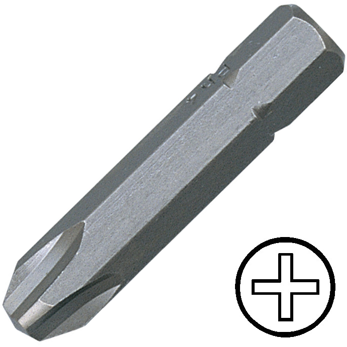 KENNEDY No.1 kereszthornyos csavarhúzó bit 5/16" hatszög illesztéssel, 32 mm termék fő termékképe