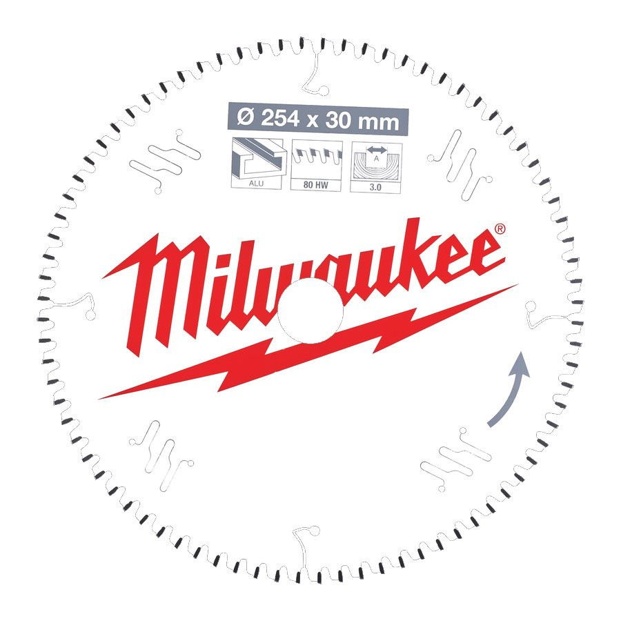 Milwaukee CSB MS Alu körfűrészlap 254/30/80TF termék fő termékképe