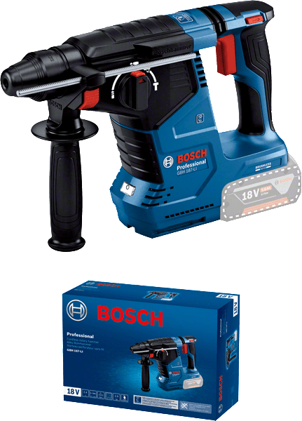 Bosch GBH 187-LI akkus SDS-plus fúró-vésőkalapács (akku és töltő nélkül) termék fő termékképe